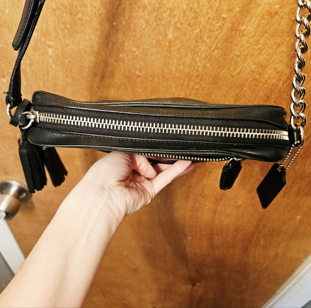 Coach 2013 Legacy Leather Flight Crossbody Bag-Black - Picture 8 of 16